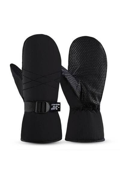 Choice Black Outdoor Ski Gloves Warm, slip-resistant, extended wrist design All-weather, freeze-resistant g