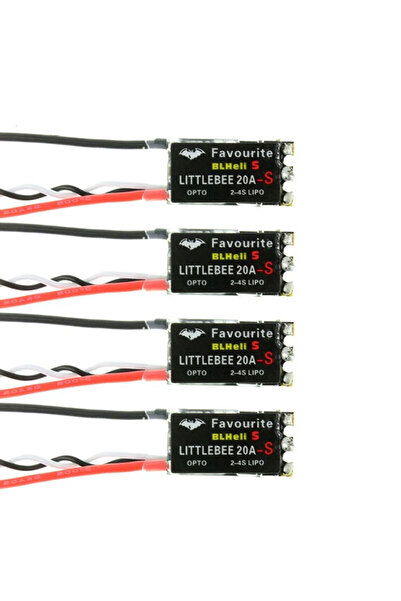 Choice ليتل بي 20 أمبير، 4 قطع، قطعة واحدة/4 قطع، ليتل بي BLHELI-S 20-30 أمبي...