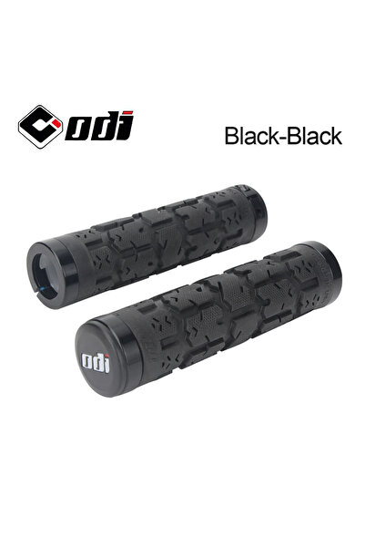 Choice Black-Black ODI RG01 Rogue Lock-On Grips Dual Locking Ring Security wi...