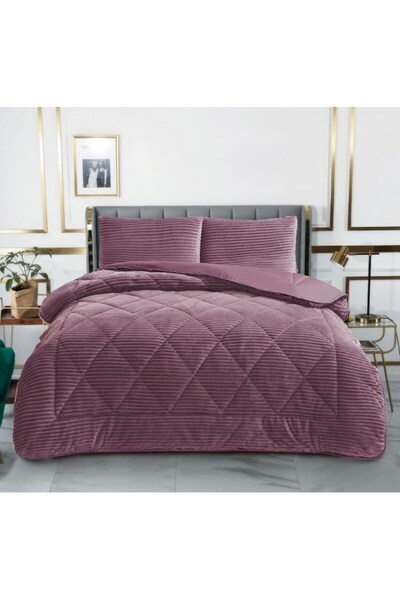 LARİS Duvet Set Fuchia 195X 215
