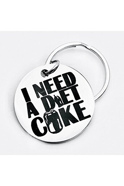 Choice Yp123 I Need a Bottle of Diet Coke Creative Style Stainless Steel Keychain, an Ideal Gift for Men an