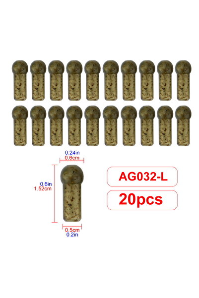 HIRISI 20pcs L 20pcs Carp Fishing Terminal Tackle Tail Sleeves Fishing Lead Clips AG032 Carp Fisin.
