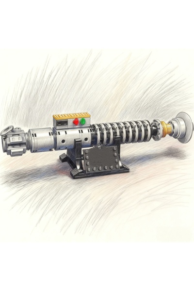 Choice نموذج بناء سيف ضوئي لشخصية لوك سكاي ووكر من حرب الفضاء، مُغلف بشكل افت...