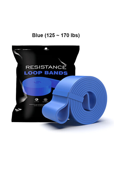 Choice 170-LBS-Blue Resistance Band Set Pull Up Assistance Bands Stretch Band...