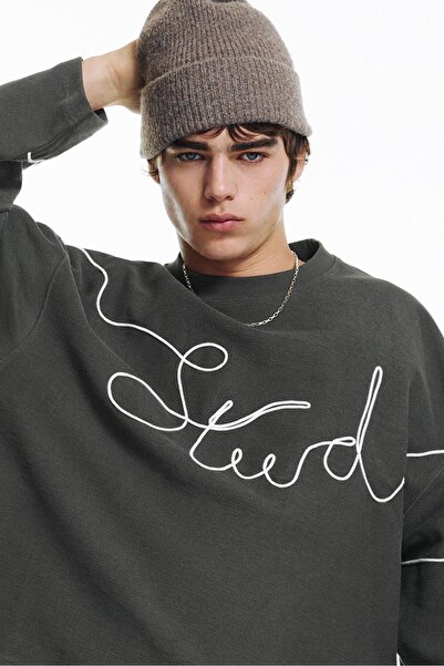 Pull & Bear STWD bağcıklı sweatshirt