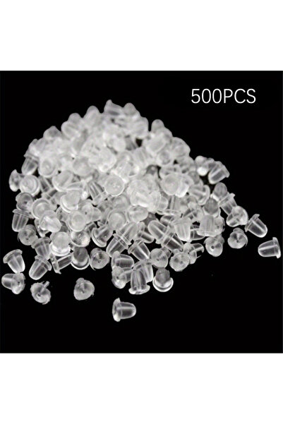 Choice ٥٠٠ قطعة في العبوة، ٥٠٠/١٠٠٠ قطعة من سدادات خلفية سيليكون ناعمة للأقراط المرصعة، مناسبة لصنع الأقراط بنفسك.
