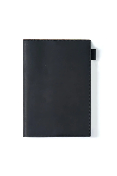 Choice A5 - Black Leather Cover for A5 A6 Journals Notebook Handmade Leather Notebook Cover with 88 Sheets