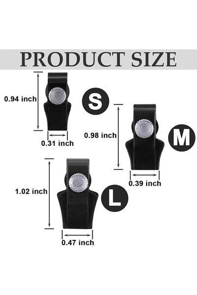 Choice1 طقم أدوات إصلاح السحابات السوداء، مقاسات متنوعة (صغير، متوسط، كبير) -...