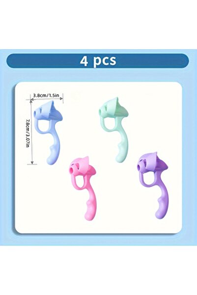 Choice مجموعة أقلام تصحيح الكتابة المختلطة 4 قطع، قلم تصحيح وضعية الكتابة، قلم كتابة ناعم، قلم تحسين وضعية الكتابة اليدوية، الذكاء الاصطناعي..