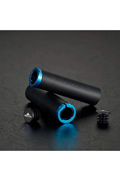 Choice BLUE Bike can lock silicone handle set mountain biker grips silicone s...