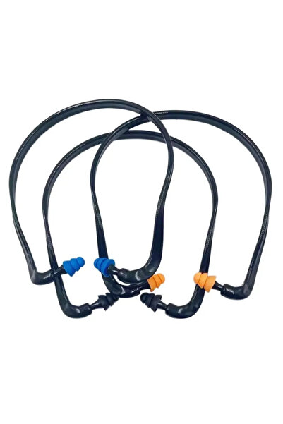 Choice random color Soft Silicone Head-mounted Earplugs Protector Blue Black ...