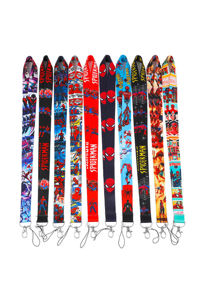 Choice 17.7in KC5726 10pcs Disney Stitch Lanyard Neck Strap Cartoon Keychain Wholesale for ID Badge Holder