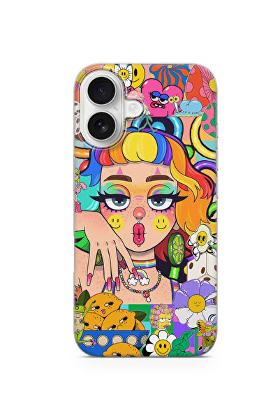 lelia حافظة هاتف شفافة متوافقة مع iPhone 17 مطبوع |   المجموعة: كروماتيكا أورا