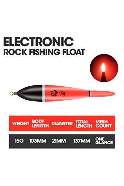 Choice Red 15G TAIYU 5g/10g/15g Luminous Fishing Night Float High Quality Fishing Floats Lightweight Pressu