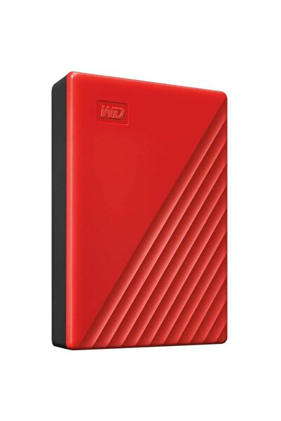 WESTERN DIGITAL Hard disk extern portabil WD My Passport, 4TB, USB 3.0, roșu
