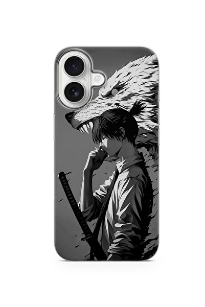 lelia حافظة هاتف شفافة متوافقة مع آيفون 16 مطبوع |   المجموعة: دفتر الرسم أنم...