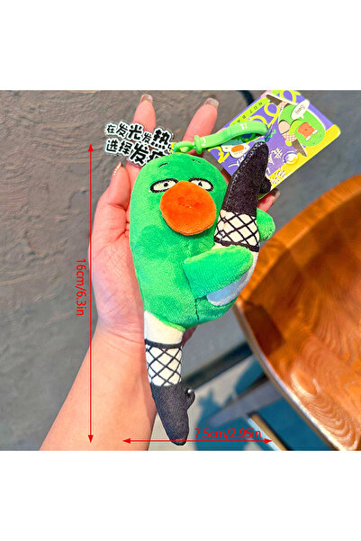 Choice Green Cut Plush Keychain Cartoon Pendant Plushies Doll Bag Pendant Fun...