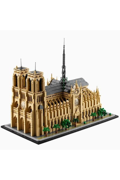 Choice مجموعة نماذج معمارية لكاتدرائية نوتردام دو باريس، 4383 قطعة، بدون صندو...