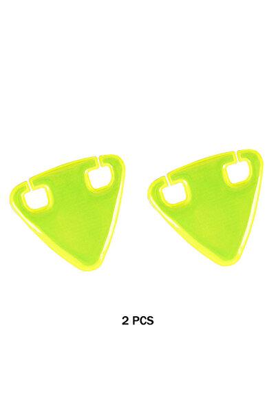 Choice عاكسان ضوئيان للدراجات الهوائية من نوع DOMEN باللون الأخضر، قطعتان، عا...