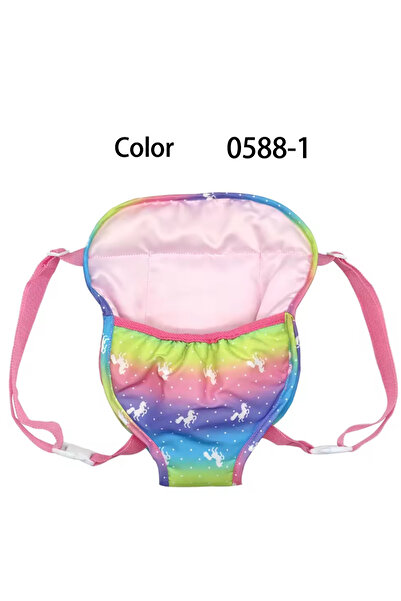 Choice حقيبة ظهر لحمل الدمى (لون 0588-1) مع حزام، وملابس وإكسسوارات للأطفال ح...