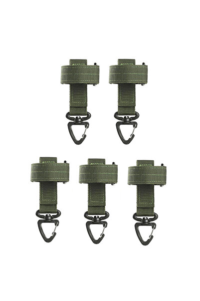 Choice قفازات نايلون متعددة الأغراض (5 قطع) مزودة بخطافات، قفازات عمل، مشبك أ...