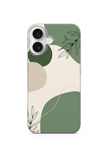 lelia حافظة هاتف شفافة متوافقة مع آيفون 16 بلس مطبوع |   المجموعة: OneLine Es...