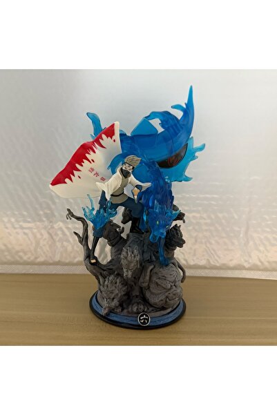 BANDAI WITH BOX Kakashi 22cm Naruto Anime Figure GK Hatake Kakashi Action Fig...