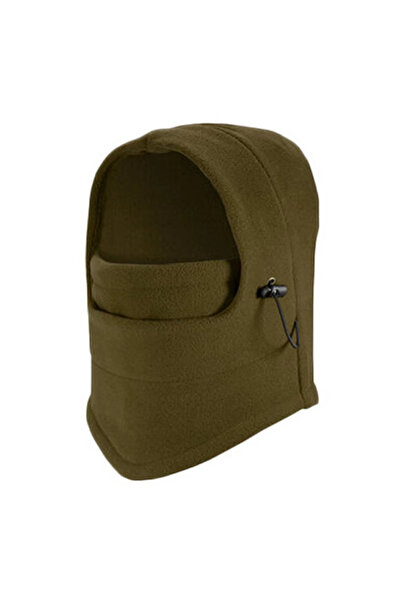 Choice green New Fashion Warm Cap Winter Men Women Hats Waterproof Thermal Fleece Balaclava Hat Hooded Neck