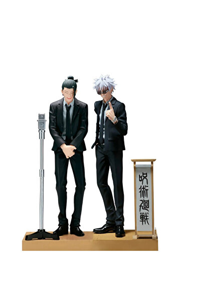 BANDAI 2 قطعة JJK أنيمي الشكل جيتو سوجورو جوجو ساتورو عمل الشكل جيتو سوجورو ج...