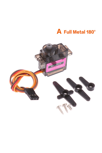 Choice Full Metal 180 1Pc MG90S 180° 360° Micro Metal Gear High Speed Servo For RC Plane Helicopter Boat Ca