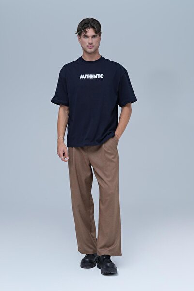 SAW Urbanity Authentic Oversize Tişört Erkek Lacivert
