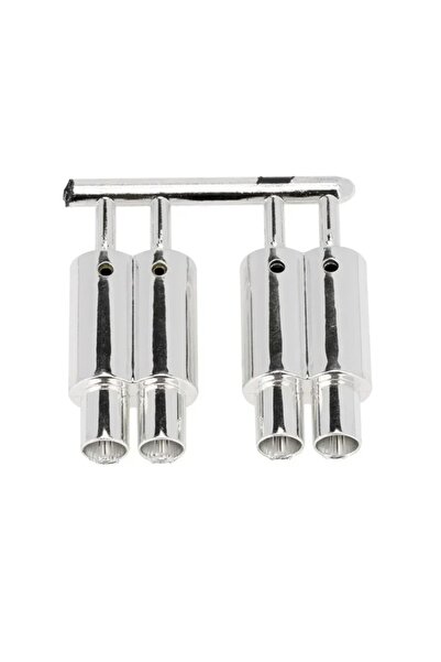 Choice أنبوب عادم مزدوج الفتحة لسيارة تحكم عن بعد بمقياس 1/10، متوافق مع سيارات الطرق الوعرة من نوع باغي وتروجي