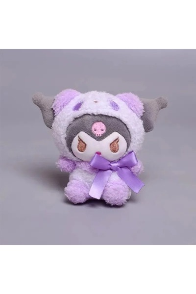 Miniso 12 سم - سلسلة مفاتيح لطيفة من سانريو، دمية كورومي أنمي قطيفة، سلسلة مف...