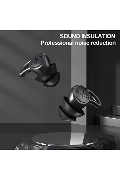 Choice سدادات أذن سيليكون آمنة مضادة للضوضاء، قابلة لإعادة الاستخدام، ذات طبق...