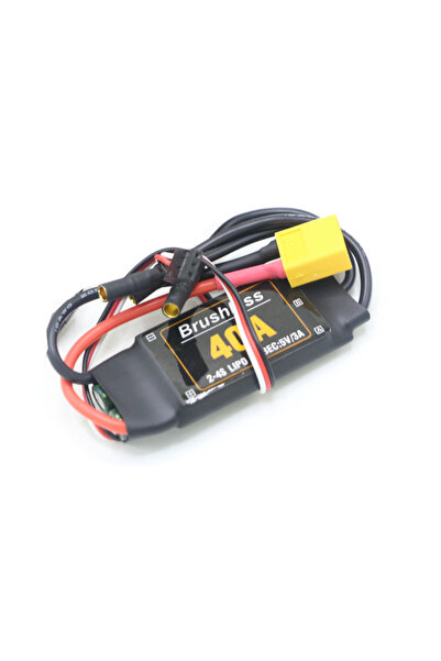 Choice وحدة تحكم سرعة إلكترونية بدون فرشات 40 أمبير بمقبس XT60، تعمل بجهد 2-4...