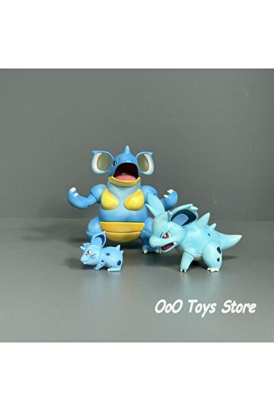 Choice1 A Anime Pokemon Figure Nidoqueen And Nidoking Action Figures Pvc Coll...