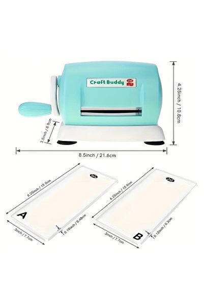choice2 Blue Die Cutting Embossing Machine Scrapbooking Cutter Piece Die Cut ...