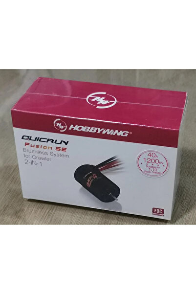Choice محرك Hobbywing QuicRun Fusion SE 1200KV / 1800KV بدون فرشات مزود بمستش...