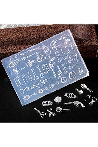 Choice قالب نحت أظافر ثلاثي الأبعاد من السيليكون G-563، أدوات مائدة مرحة، أصف...