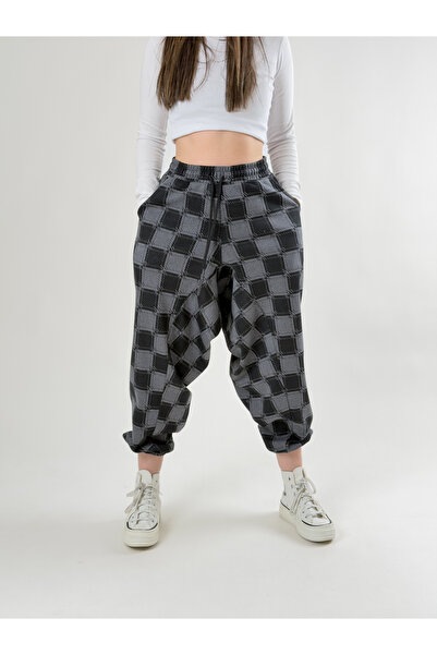 COCOPELLI Dama Desenli Kadın Şalvar Pantolon COC2680