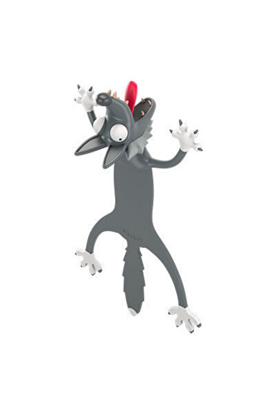 Choice فواصل كتب على شكل ذئب لطيف من مادة PVC - علامات قراءة ثلاثية الأبعاد م...