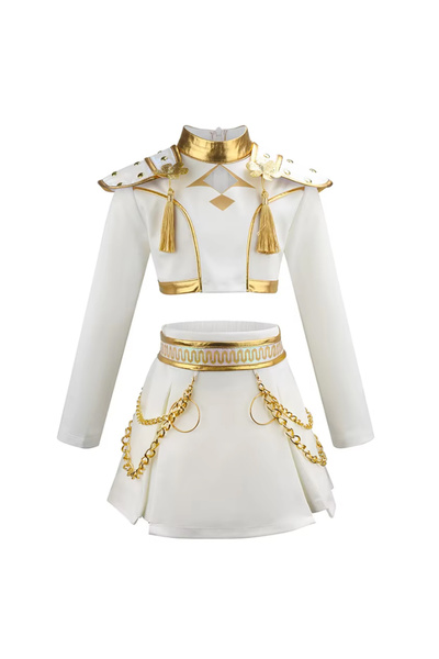 Choice 140(130-140) A1 Huntrix Golden Kpop Demon Hunters Rumi Mira Zoey Cosplay Costume Kids Girls Birthday