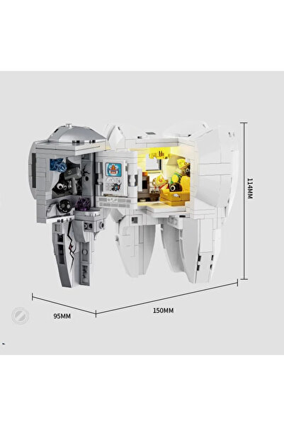 Choice with instruction Creative Expert MOC Mechanical Tooth Building Blocks ...