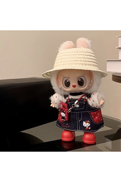 Choice no doll Strap skirt 5pcsA 2025 New for Labubu Clothes Trendy Hellokitty Strap skirt 17cm Doll Cross-