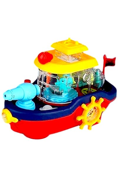 OEM Jucarie interactiva,nava cu sunet si lumini,kidsNplay,cu tun de apa,22x11...