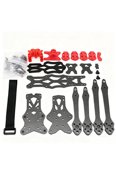 Choice طقم إطار FPV من ألياف الكربون APEX HD مقاس 5 بوصات (240 مم) مع ذراع 5....