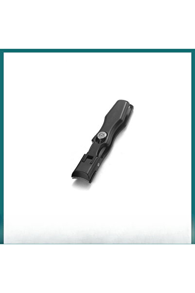 Choice3 مقص أظافر صغير أسود من الفولاذ المقاوم للصدأ، ذو فك عريض ومضاد للرذاذ...