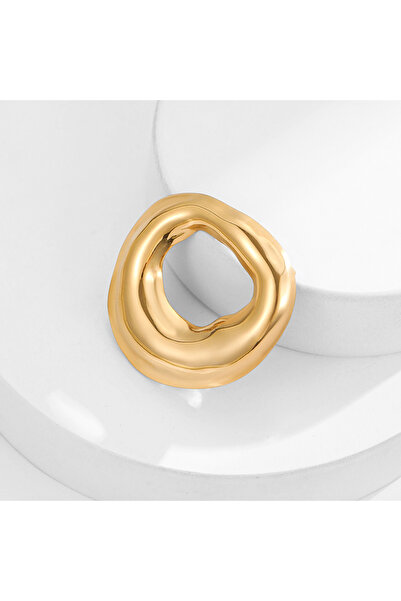 Choice LA2454 Loe | بروش هندسي من الفولاذ المقاوم للصدأ مطلي حديثًا بذهب عيار...