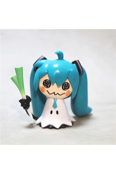 BANDAI A 7cm Hatsune Miku Anime Figurine Kawaii Mimikyu Miku Figurine Gk Statue Model Doll Collection Room.