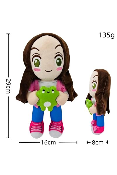 Choice دمية ضفدع ناعمة طويلة الساقين، مقاس 29 سم × 25 سم، بتصميم تعبير سحري ج...